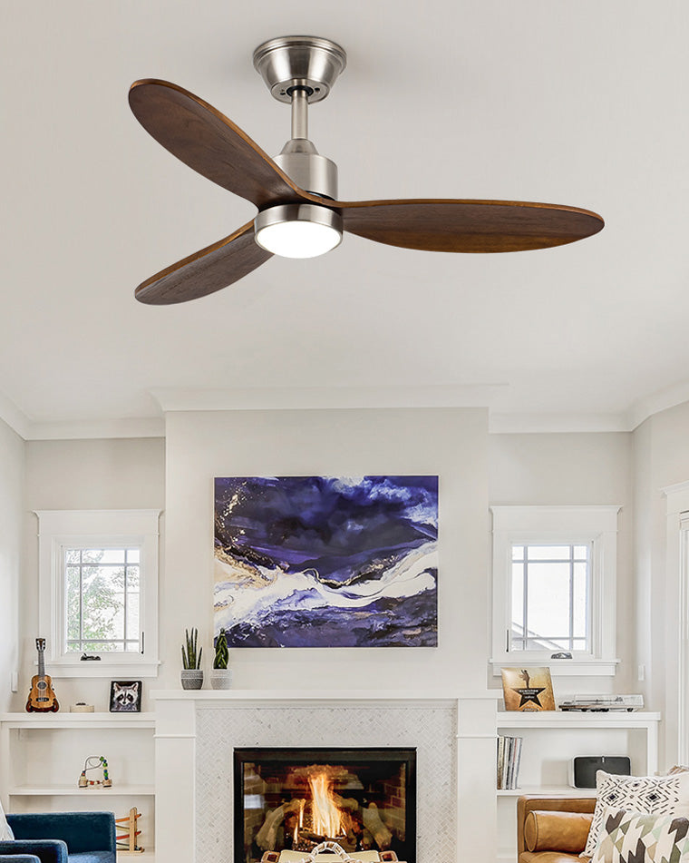 WOMO 42" Reversible minimal Ceiling Fan with Dimmable Light-WM5034