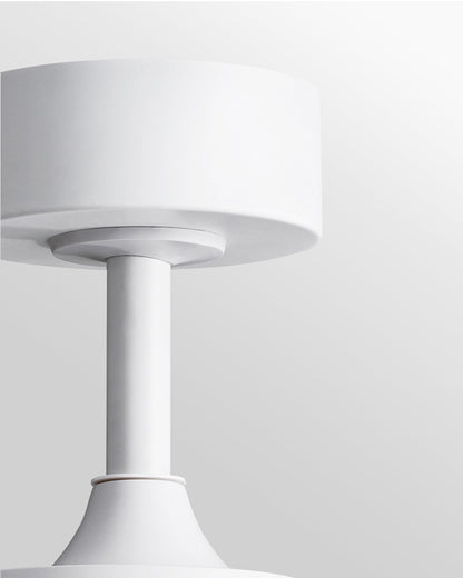 WOMO White Retractable Ceiling Fan Lamp-WM5035