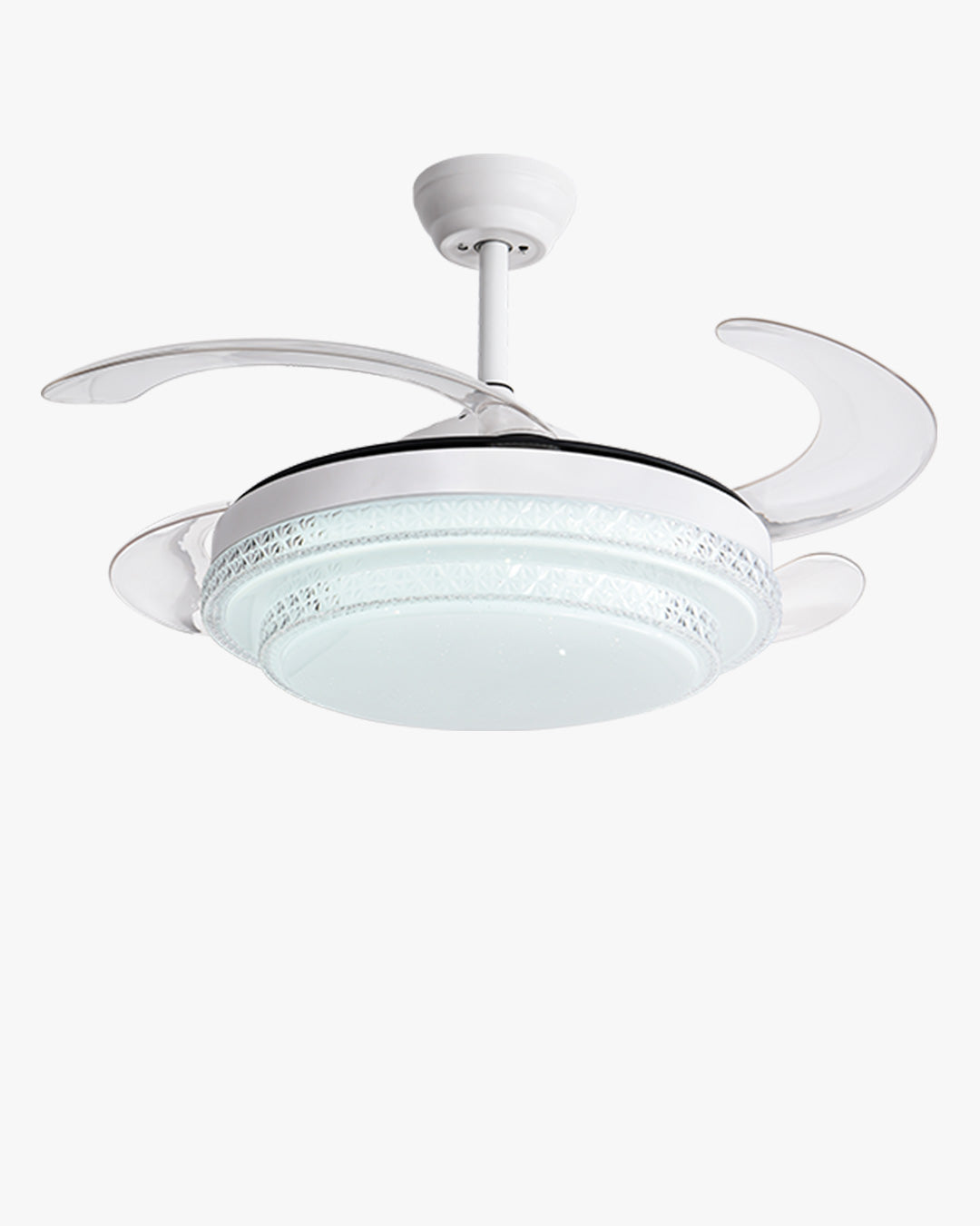 WOMO Remote Hugger Ceiling Fan with Dimmable Light-WM5038