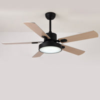 WOMO 5 Blade Modern Wood Ceiling Fan Lamp-WM5039