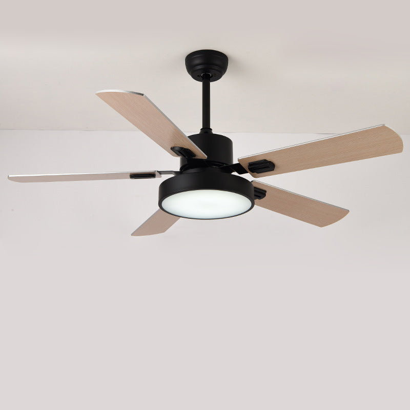 WOMO 5 Blade Modern Wood Ceiling Fan Lamp-WM5039