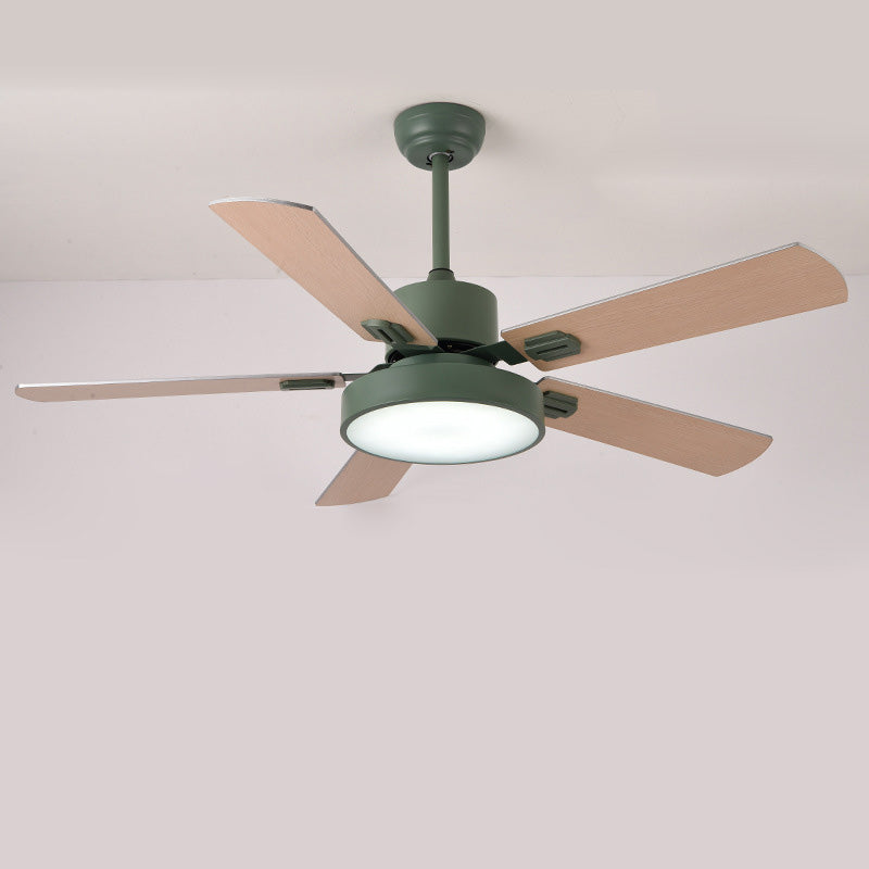 WOMO 5 Blade Modern Wood Ceiling Fan Lamp-WM5039