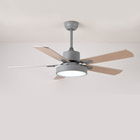 WOMO 5 Blade Modern Wood Ceiling Fan Lamp-WM5039