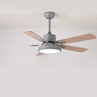 WOMO 5 Blade Modern Wood Ceiling Fan Lamp-WM5039