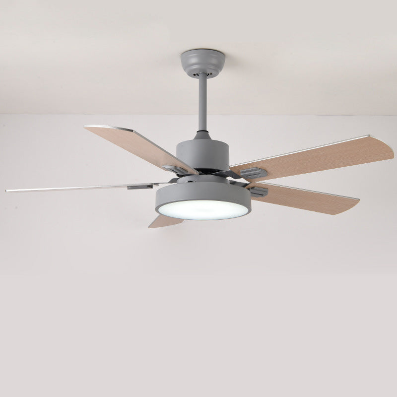 WOMO 5 Blade Modern Wood Ceiling Fan Lamp-WM5039