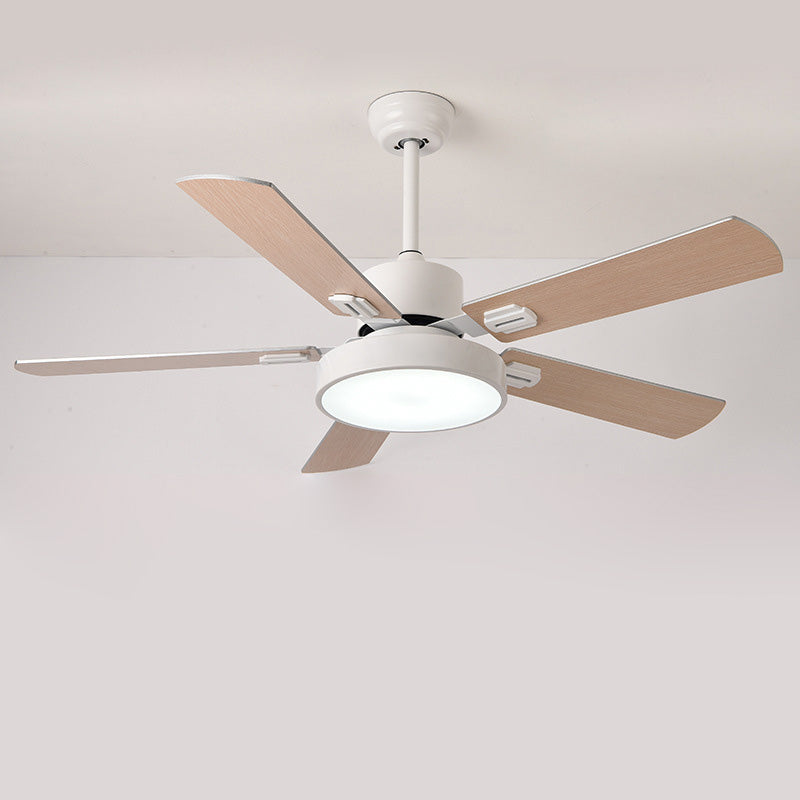 WOMO 5 Blade Modern Wood Ceiling Fan Lamp-WM5039