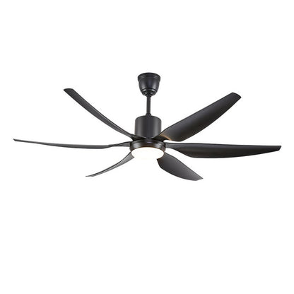 WOMO 5 Black Blade Large Ceiling Fan Lamp-WM5042