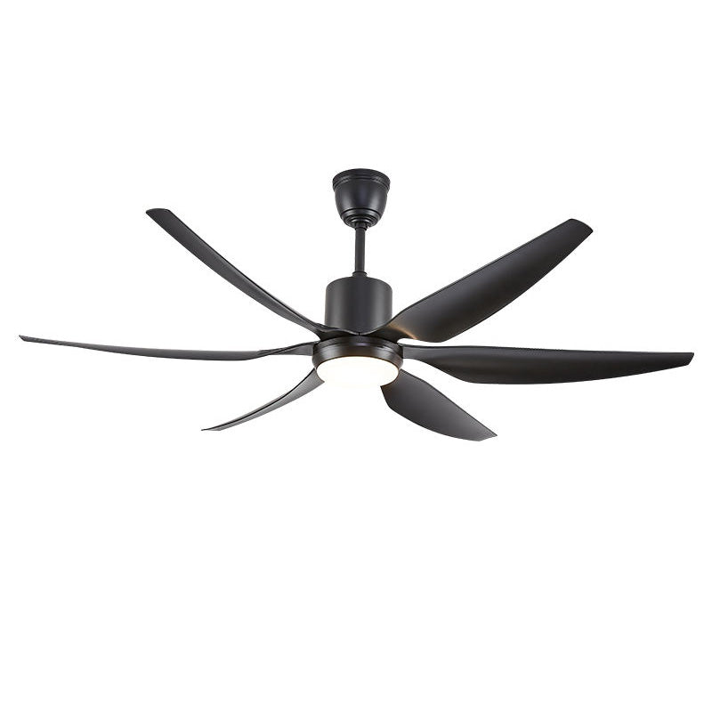 WOMO 5 Black Blade Large Ceiling Fan Lamp-WM5042