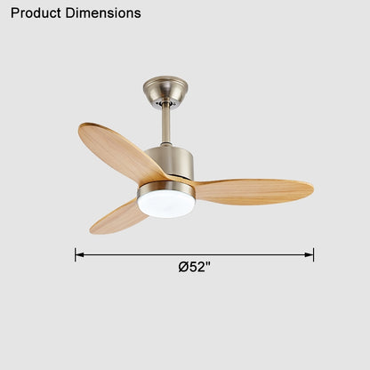 WOMO Mid Century Modern Ceiling Fan Lamp-WM5043