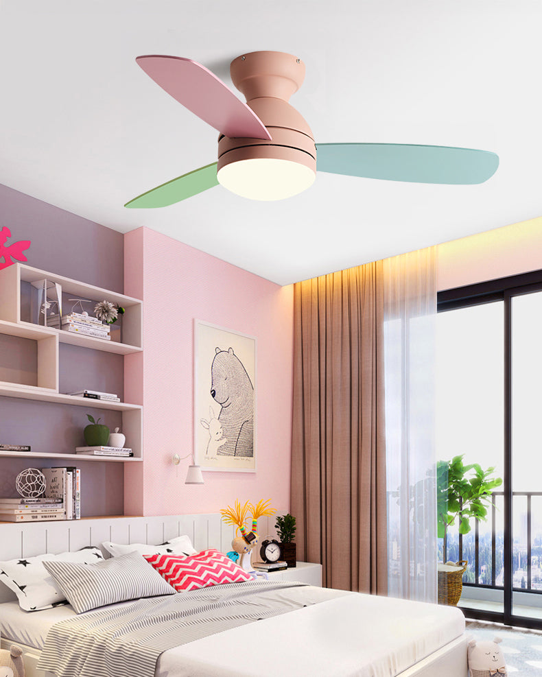 WOMO Scandinavian Ceiling Fan Lamp-WM5047