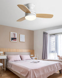 WOMO Scandinavian Ceiling Fan Lamp-WM5047