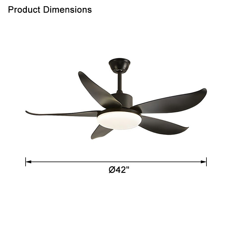 WOMO 5 blade Modern Ceiling Fan Lamp-WM5049