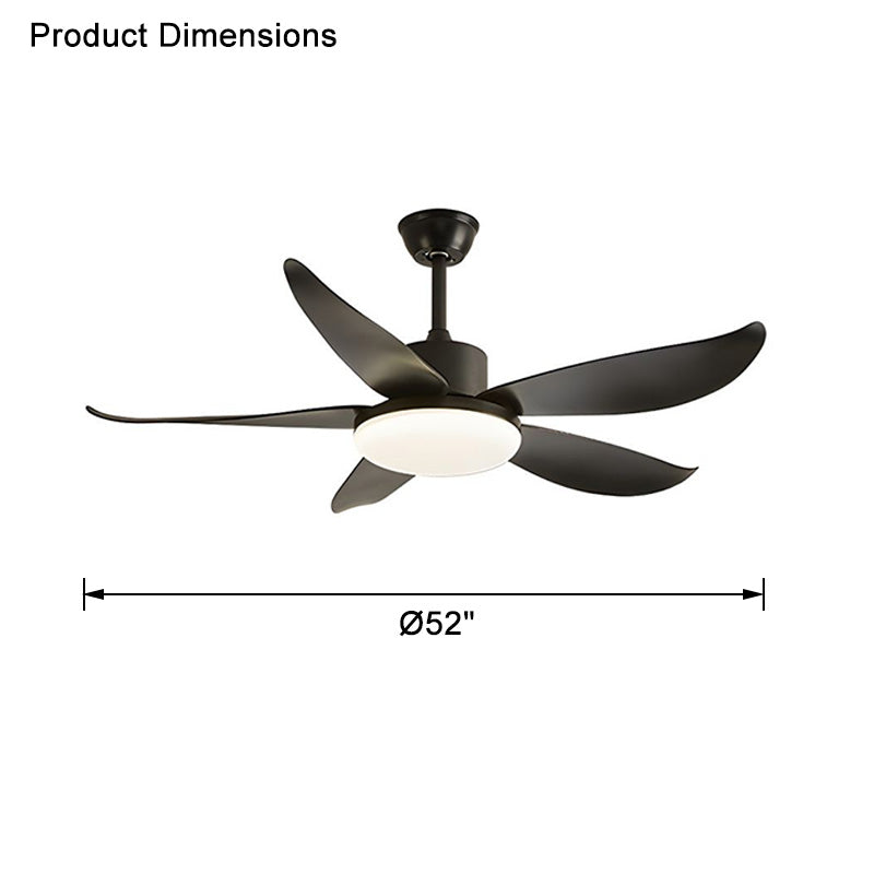 WOMO 5 blade Modern Ceiling Fan Lamp-WM5049