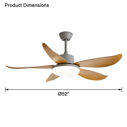 WOMO 5 blade Modern Ceiling Fan Lamp-WM5049