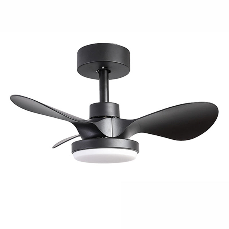 WOMO 3 Small Black Blade Ceiling Fan Lamp-WM5050