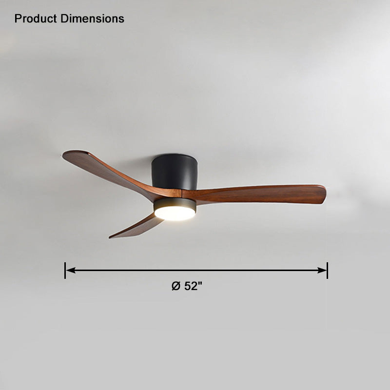 WOMO Large Low Profile Ceiling Fan Lamp-WM5051