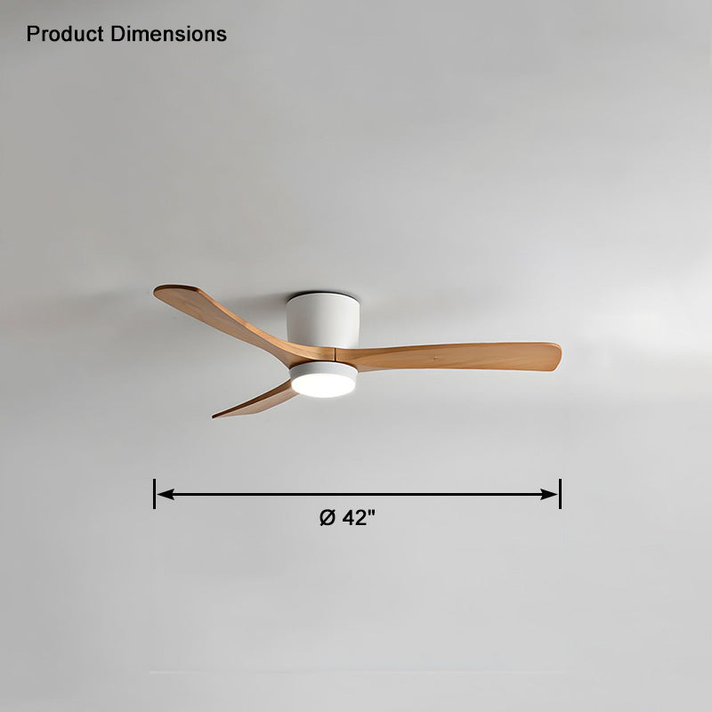 WOMO Large Low Profile Ceiling Fan Lamp-WM5051