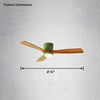WOMO Large Low Profile Ceiling Fan Lamp-WM5052 thumbnail