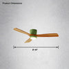 WOMO Large Low Profile Ceiling Fan Lamp-WM5052 thumbnail