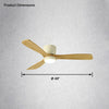 WOMO Large Low Profile Ceiling Fan Lamp-WM5052 thumbnail