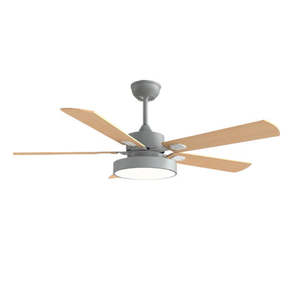 WOMO 5 Wood Blade Ceiling Fan Lamp-WM5054