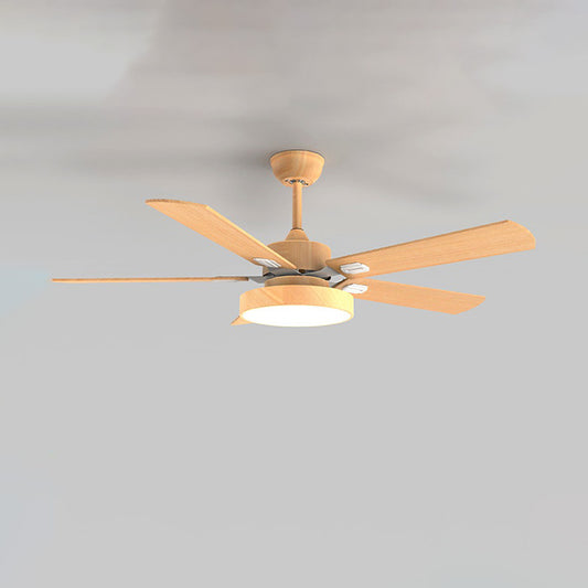 WOMO 5 Wood Blade Ceiling Fan Lamp-WM5054