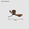 WOMO Low Profile Ceiling Fan Lamp-WM5056 thumbnail