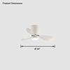 WOMO Low Profile Ceiling Fan Lamp-WM5056 thumbnail