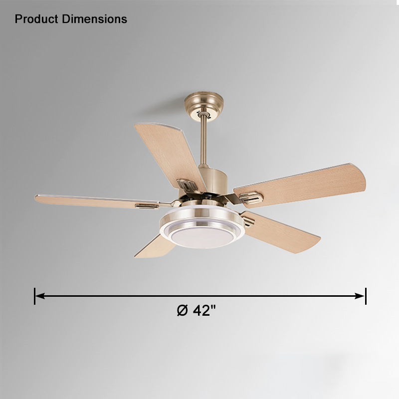 WOMO Stainless Steel Ceiling Fan Lamp-WM5057