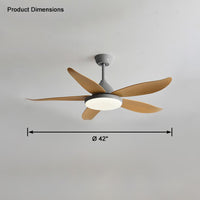 WOMO 5 Blade Contemporary Ceiling Fan Lamp-WM5061