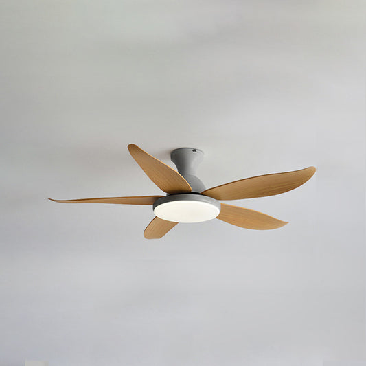 WOMO Low Profile Modern Ceiling Fan Lamp-WM5062