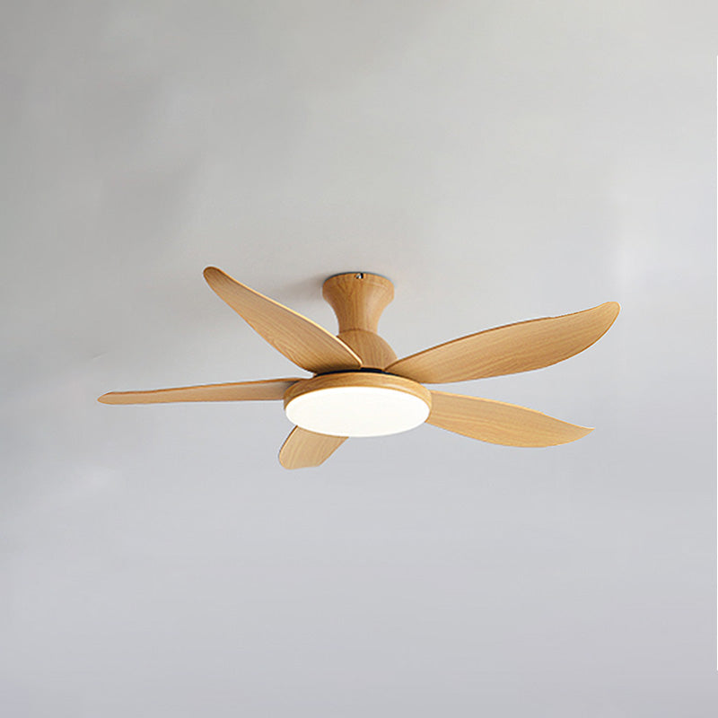 WOMO Low Profile Modern Ceiling Fan Lamp-WM5062