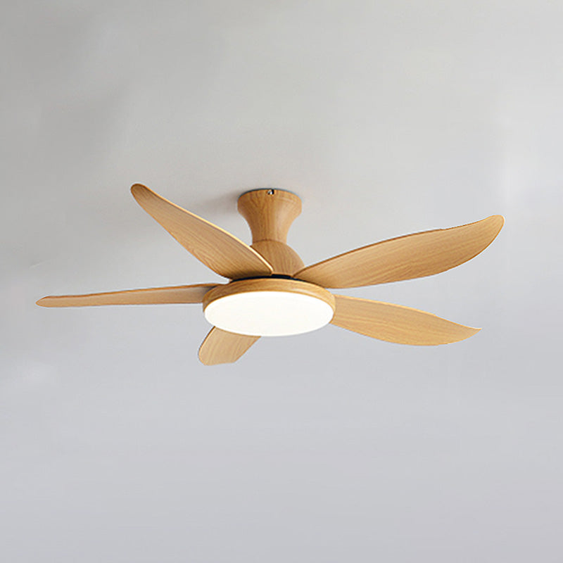 WOMO Low Profile Modern Ceiling Fan Lamp-WM5062