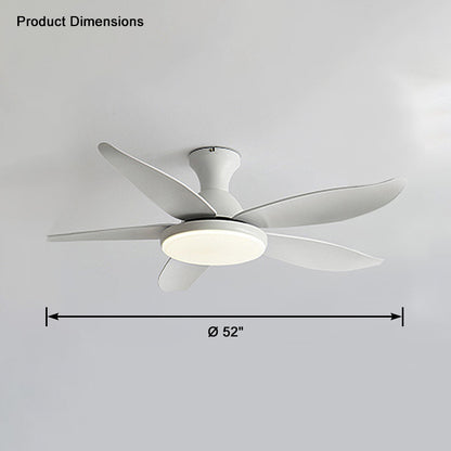 WOMO Low Profile Modern Ceiling Fan Lamp-WM5062