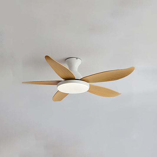 WOMO Low Profile Modern Ceiling Fan Lamp-WM5062