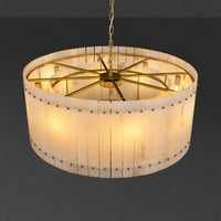 WOMO Alabaster Round Chandelier - San Marco