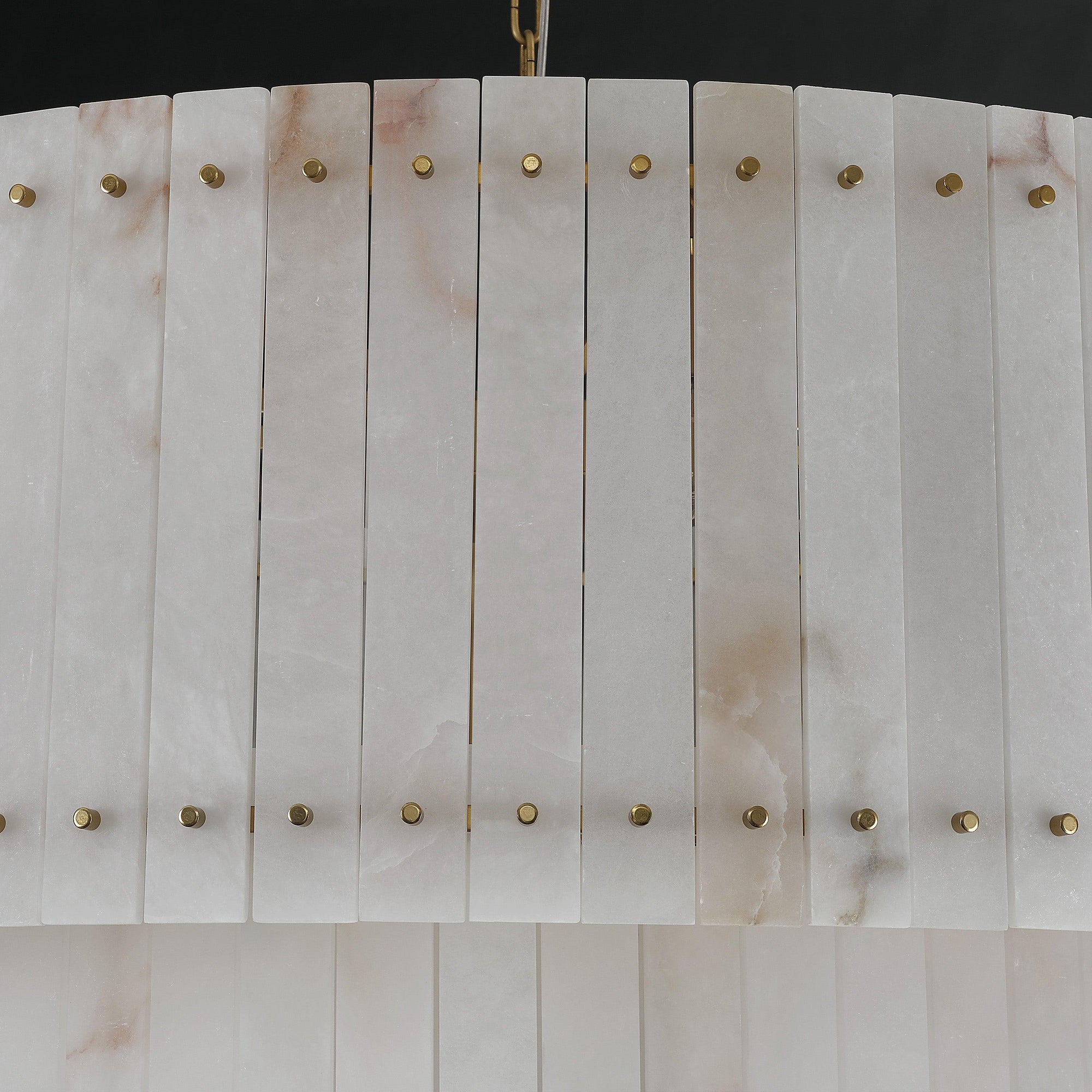WOMO Alabaster Two-Tier Chandelier - San Marco