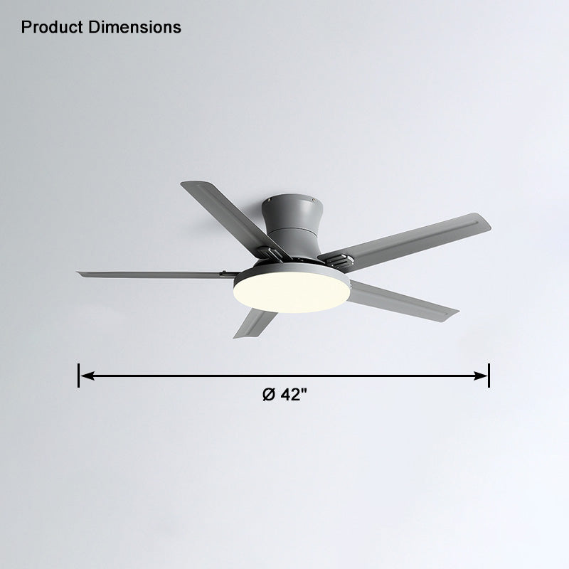 WOMO Slimline Metal Ceiling Fan Lamp-WM5065