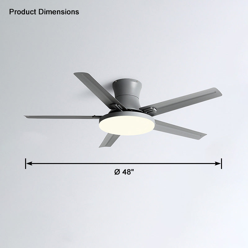 WOMO Slimline Metal Ceiling Fan Lamp-WM5065