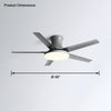 WOMO Slimline Metal Ceiling Fan Lamp-WM5065 thumbnail