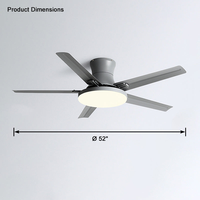 WOMO Slimline Metal Ceiling Fan Lamp-WM5065