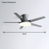 WOMO Slimline Metal Ceiling Fan Lamp-WM5065 thumbnail