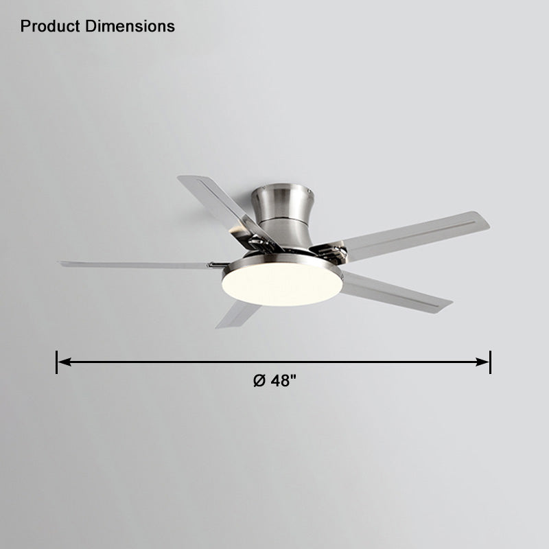 WOMO Slimline Metal Ceiling Fan Lamp-WM5065