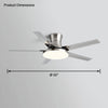 WOMO Slimline Metal Ceiling Fan Lamp-WM5065 thumbnail