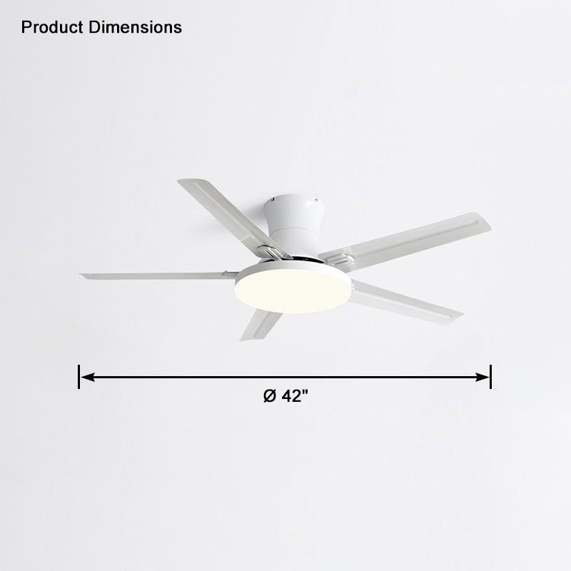 WOMO Slimline Metal Ceiling Fan Lamp-WM5065