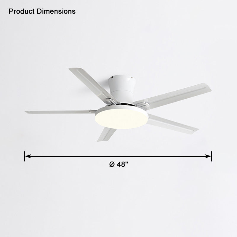 WOMO Slimline Metal Ceiling Fan Lamp-WM5065