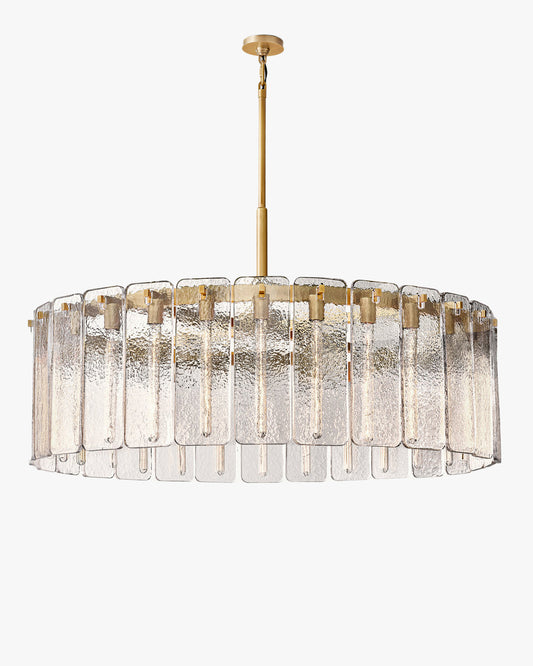 WOMO Textured Glass Round Chandelier - Calamette