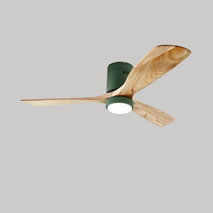 WOMO Mid-century Modern Hugger Ceiling Fan Lamp-WM5067