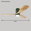 WOMO Mid-century Modern Hugger Ceiling Fan Lamp-WM5067 thumbnail