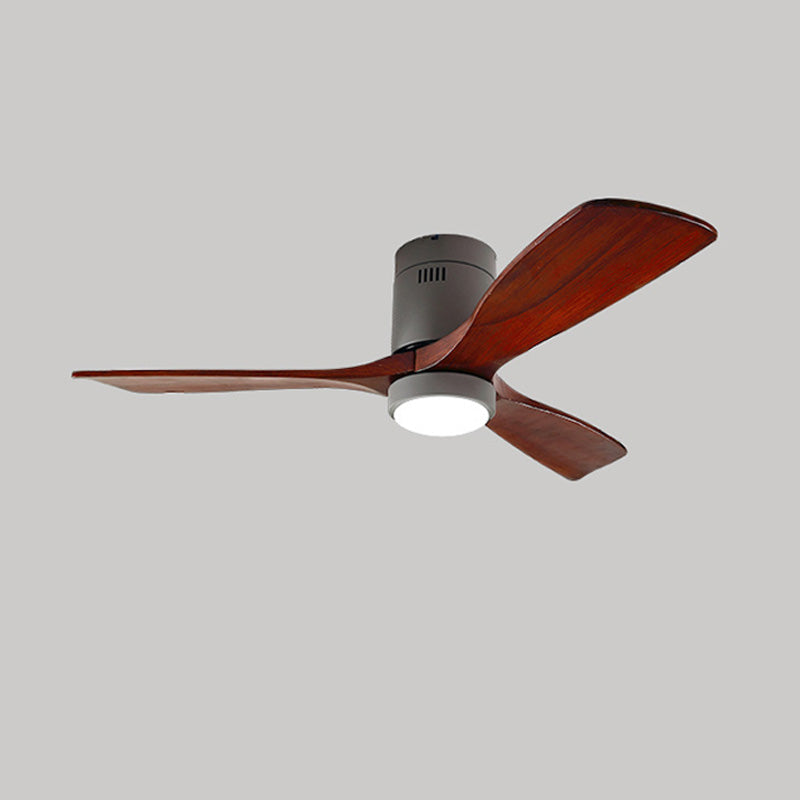 WOMO Mid-century Modern Hugger Ceiling Fan Lamp-WM5067